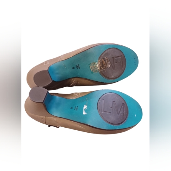 Lorenzo Mari EUC Leather Pumps Light Sage Size 6 - Picture 7 of 7